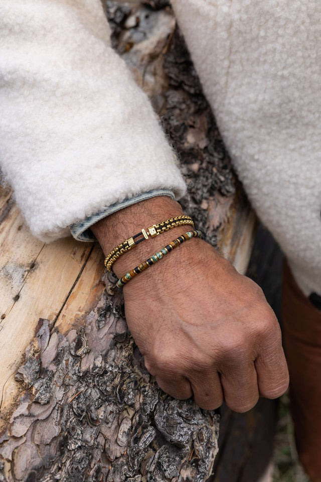 Catena Venetian 7mm Black / Gold