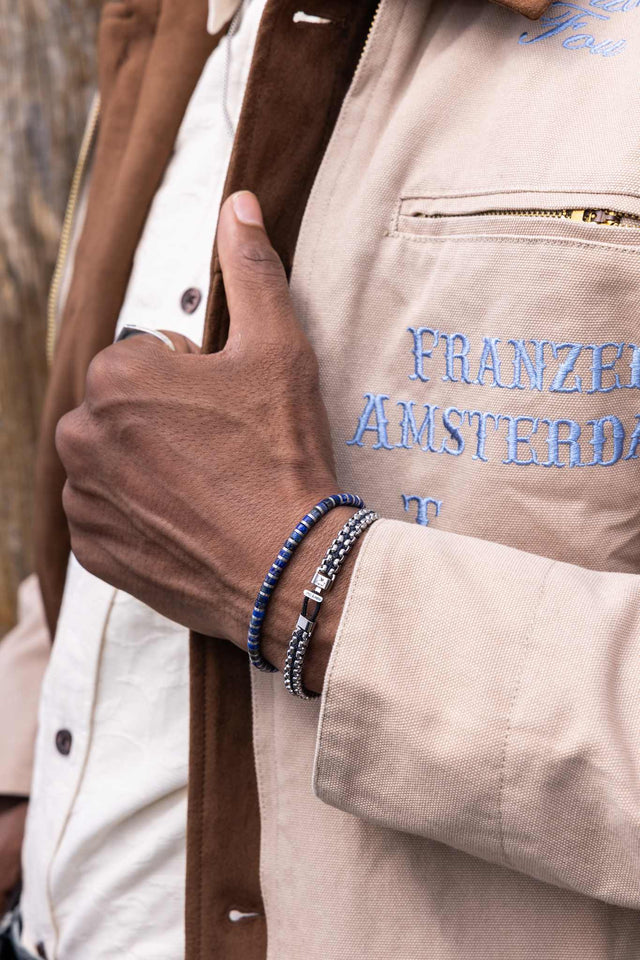 Catena Venetian 7mm Navy / Silver