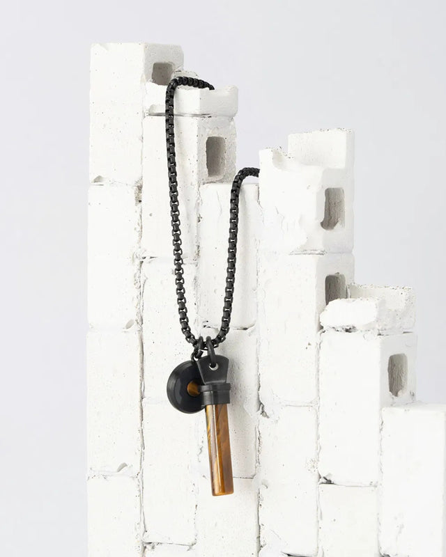 Collar Brontide Eye Tiger Eye / Black