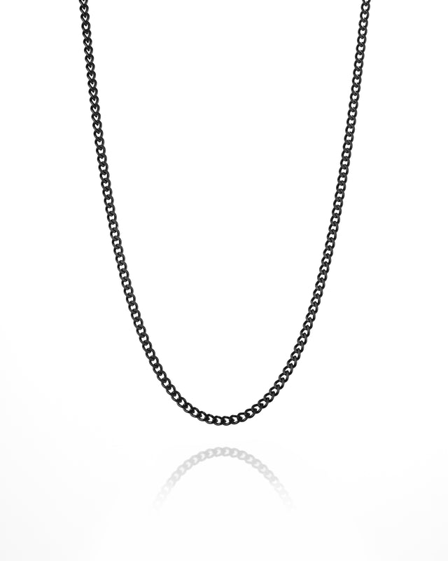 Collar Curb chain Black