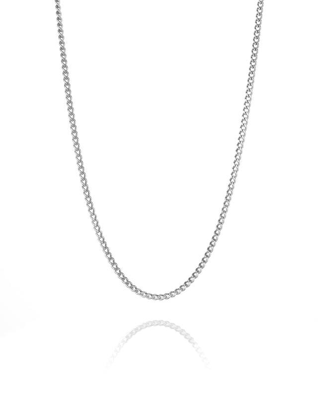 Collar Curb chain Silver