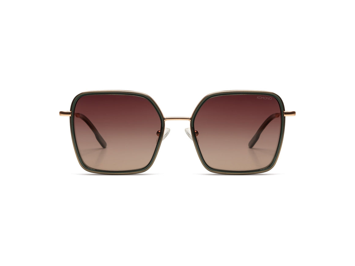 Audrey Emerald Rose Gold Matte