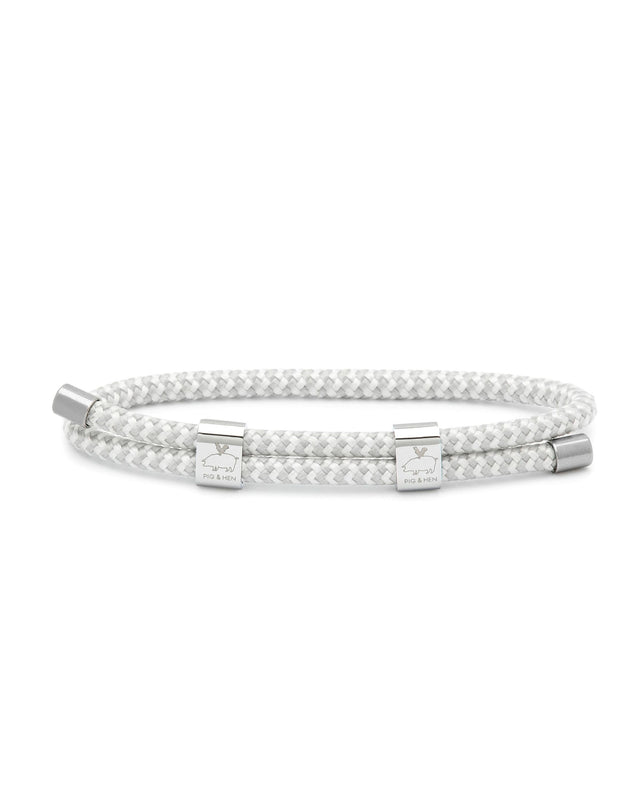 Little Lewis Dbl White - Light Gray - Silver
