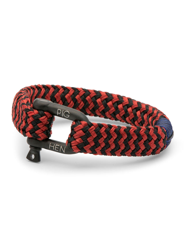 Gorgeous George Brick Red - Black / Black