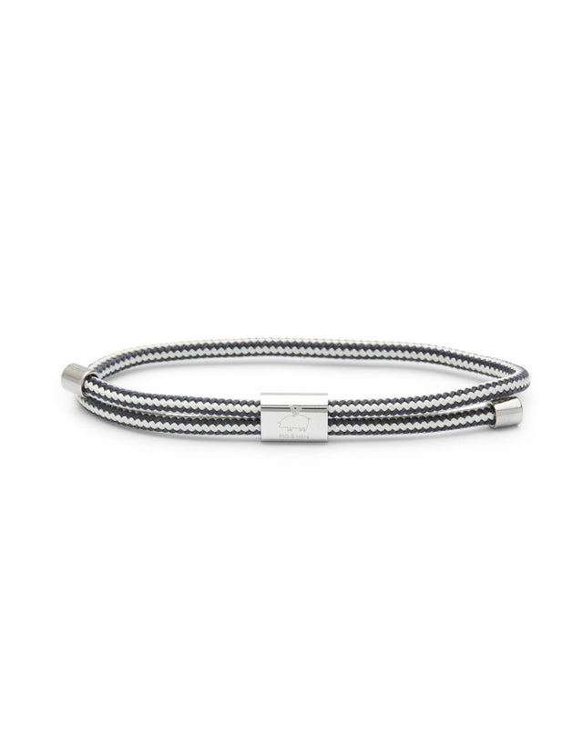 Little Lewis Dbl Off - White / Slate Gray / Silver