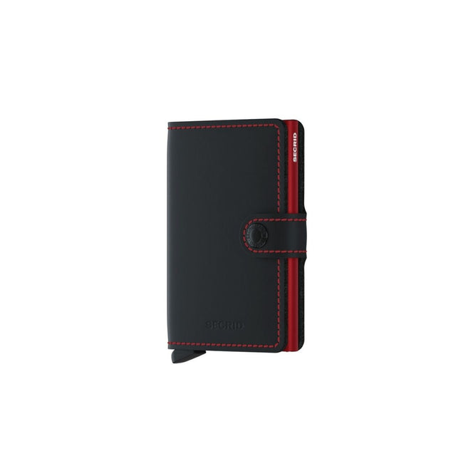 Miniwallet_Matte Black & Red