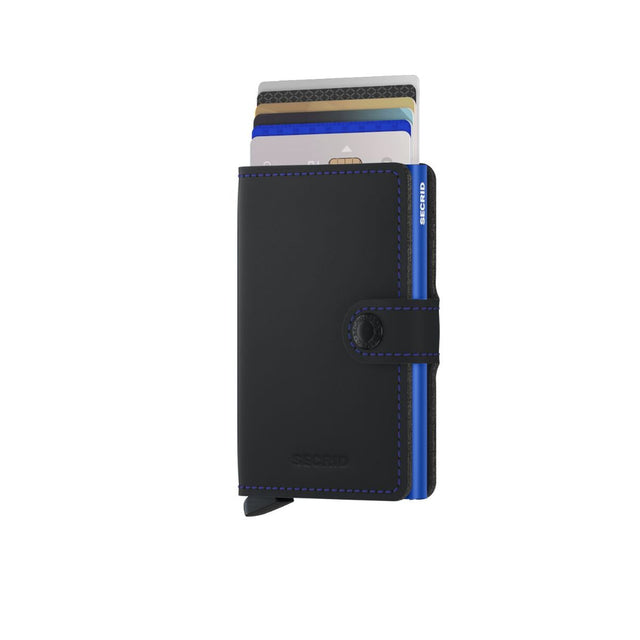 Miniwallet_Matte Black & Blue