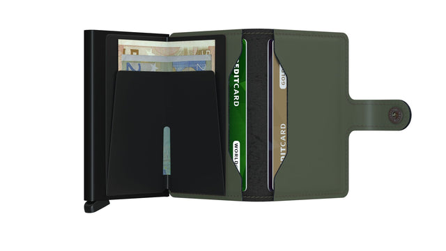 Miniwallet_Matte Green Black