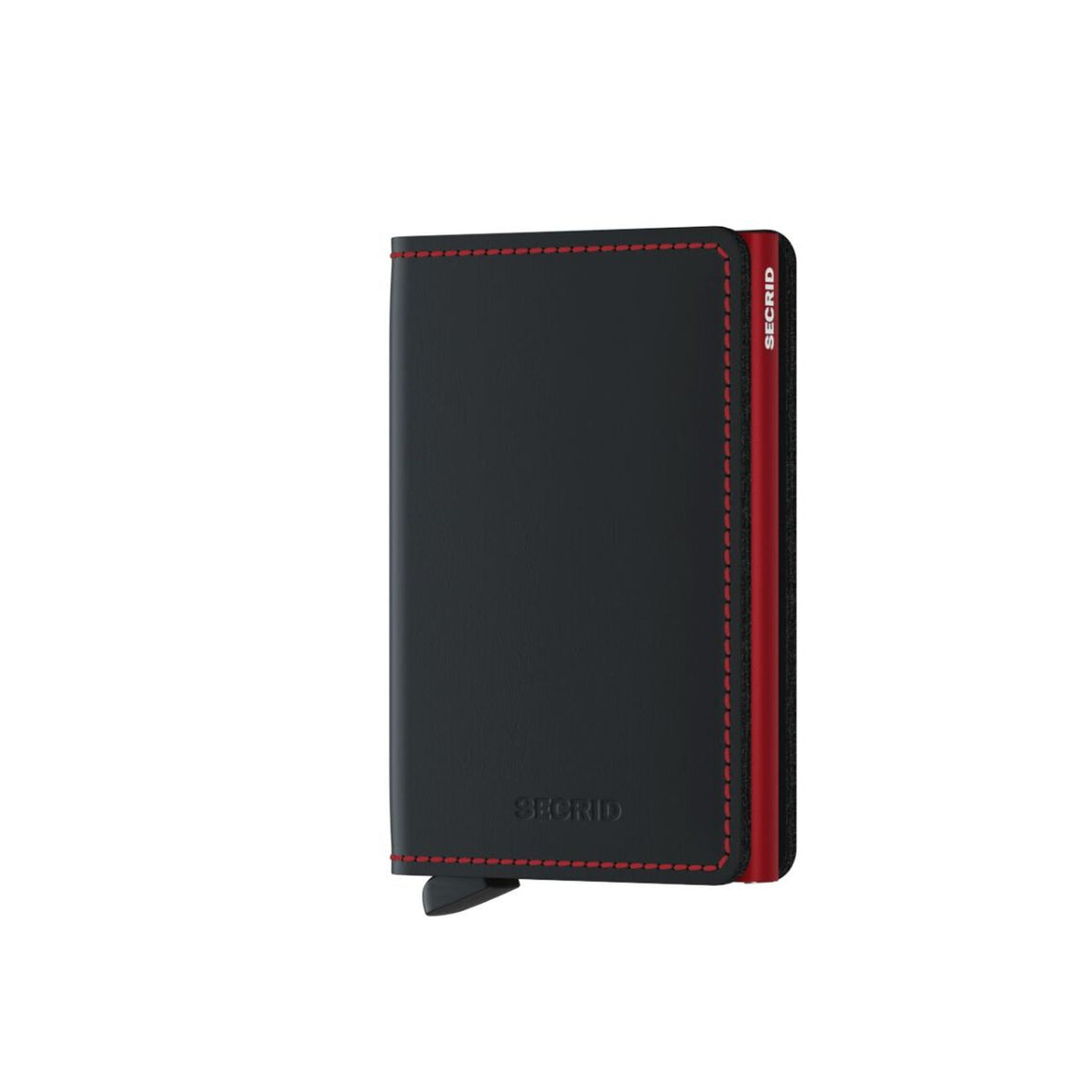 Slimwallet Matte Black & Red