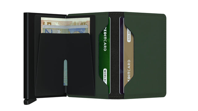 Slimwallet_Matte Green Black