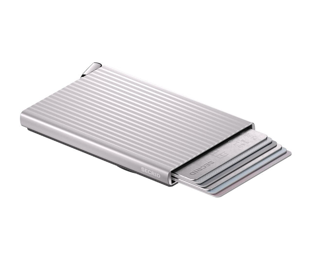 Cardprotector Fluted for magsafe Silver