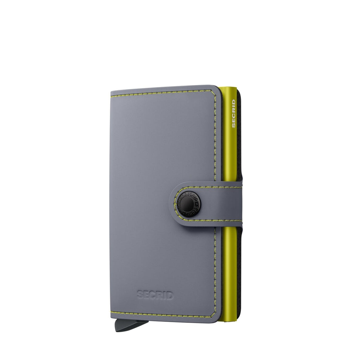 Miniwallet Matte Grey & Lime
