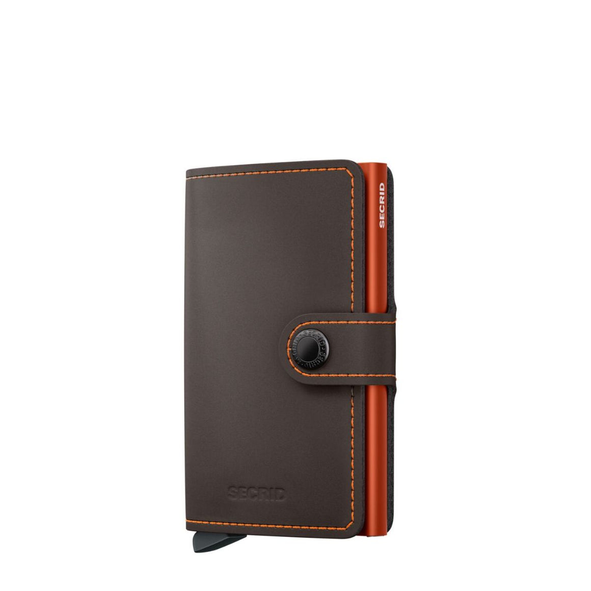 Miniwallet_Matte Truffle & Orange