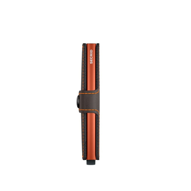 Miniwallet_Matte Truffle & Orange