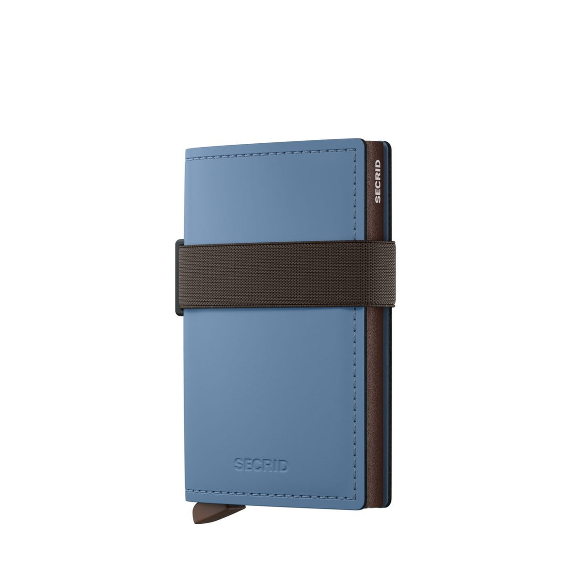Bandwallet Matte Steel Blue-Brown