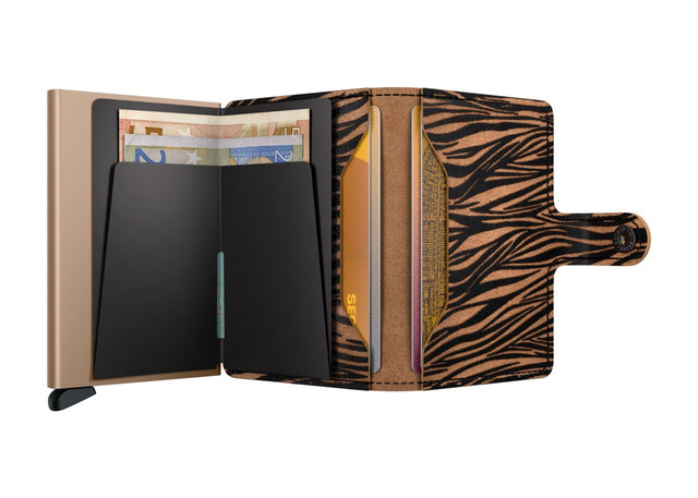 Miniwallet Zebra Beige