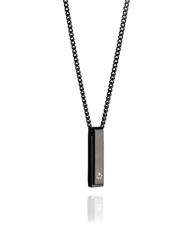Collar Monolith Black Agate / Black