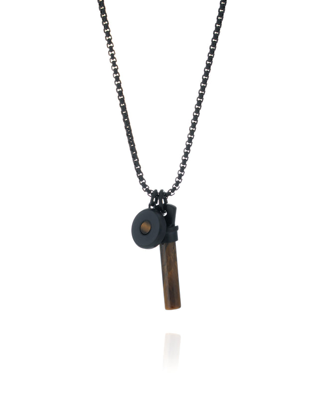 Collar Brontide Eye Tiger Eye / Black