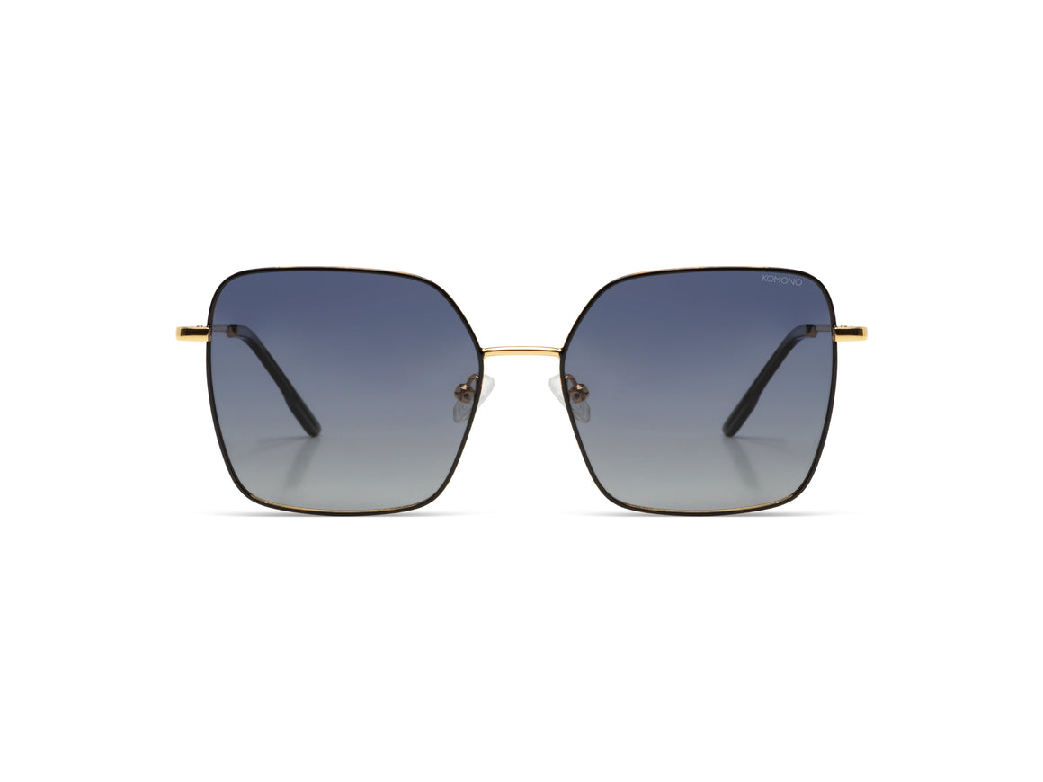 Audrey Gold Glossy Black