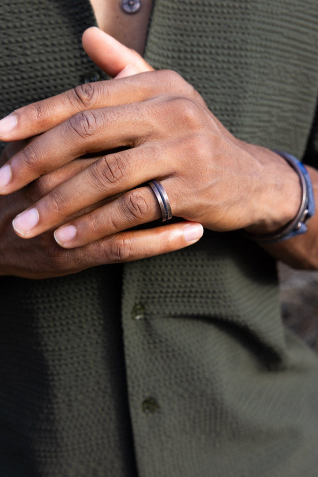 Anillo Navarch 6mm Slate Grey / Bronze