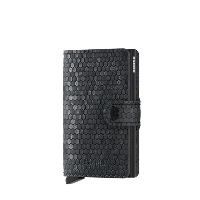 Miniwallet_Hexagon Black