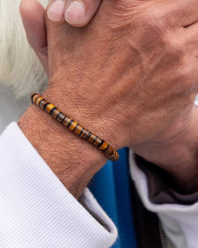 Brontide 6mm Adjustable Tiger Eye / Black