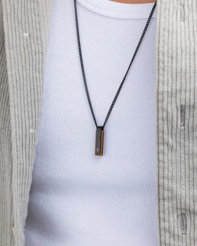 Collar Monolith Tiger Eye / Black