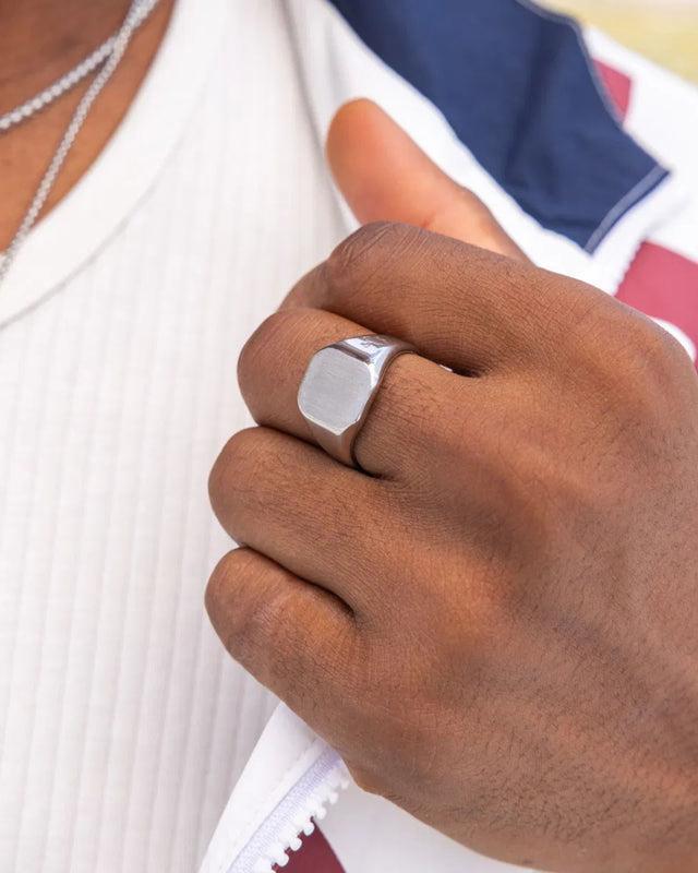Anillo Signet 16mm Classic / Silver