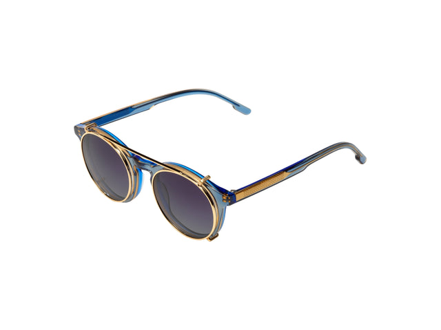 Archie Clip-On Gold Blue