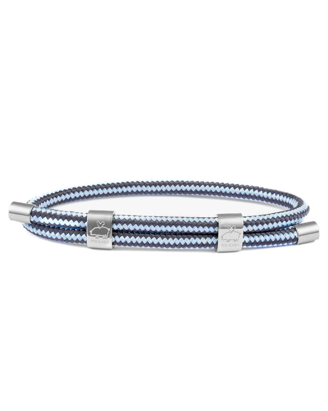 Little Lewis DBL Slate Gray - Arctic Blue / Silver
