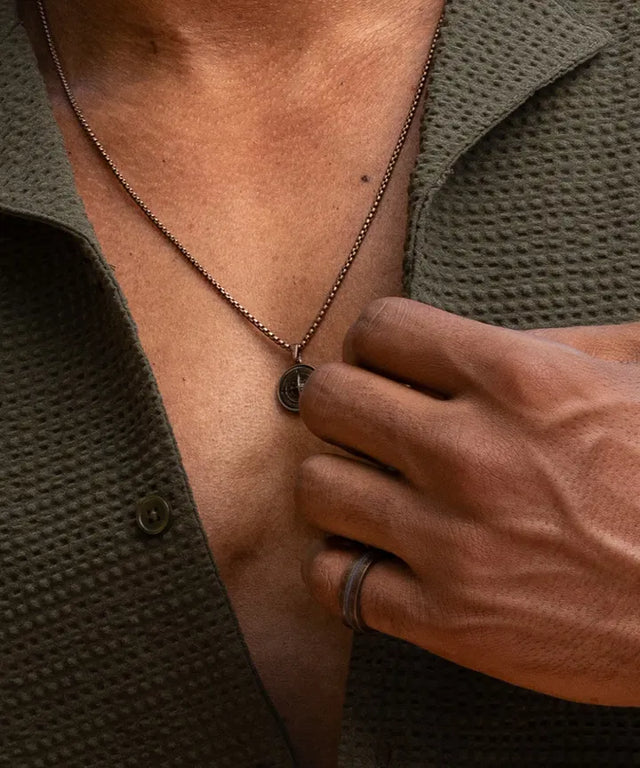 Collar Compass Rose Bronze