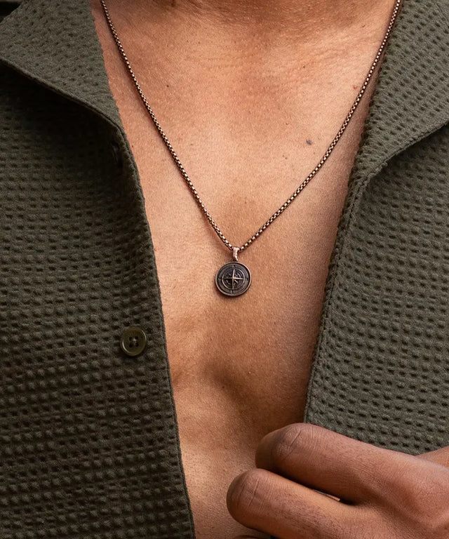 Collar Compass Rose Bronze