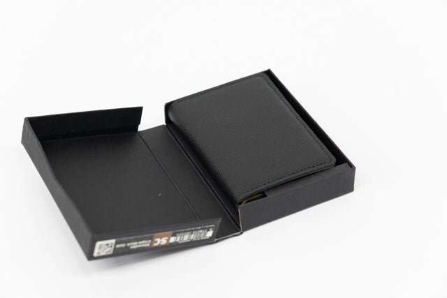 Miniwallet_Matte Black & Ochre