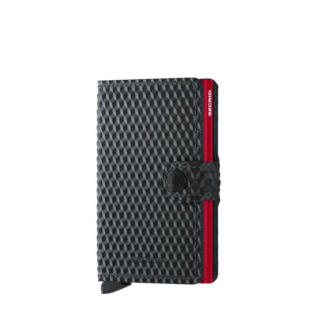 Miniwallet_Cubic Black Red