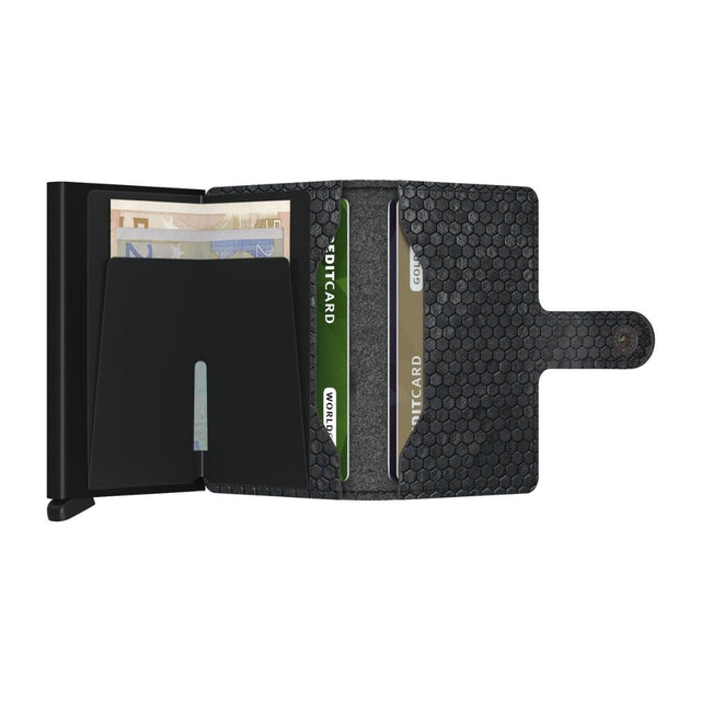 Miniwallet_Hexagon Black