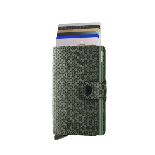 Miniwallet_Hexagon Green