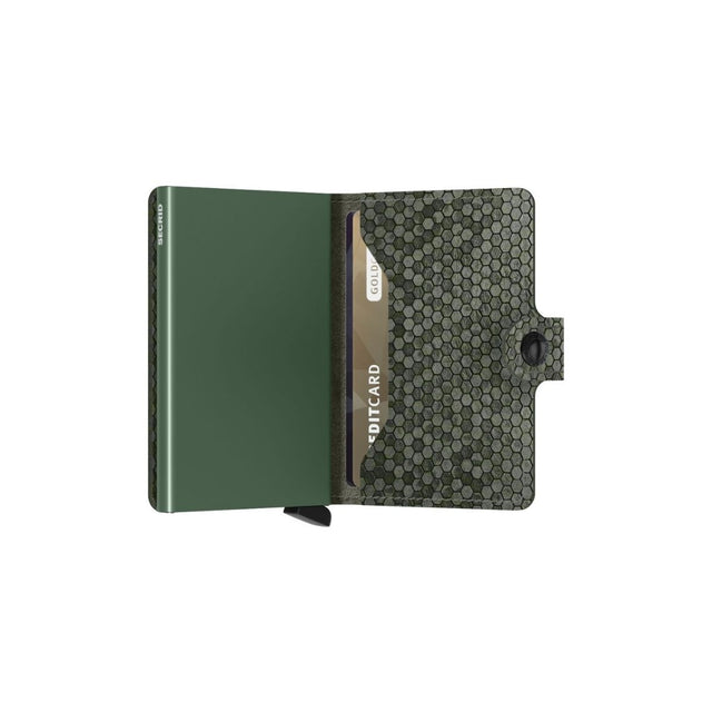 Miniwallet_Hexagon Green