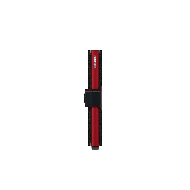 Miniwallet_Matte Black & Red