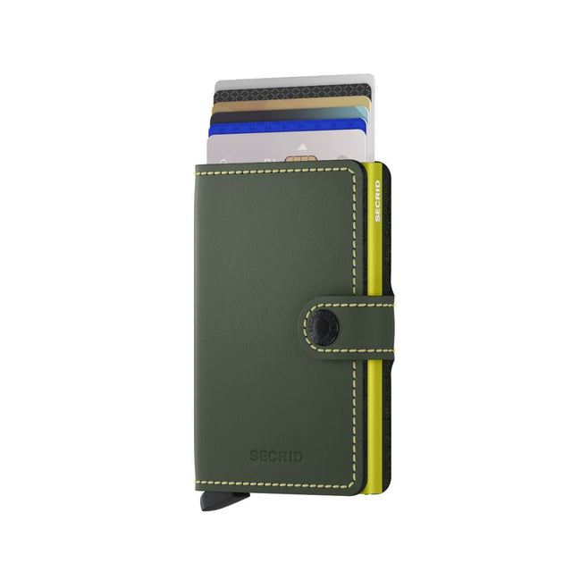 Miniwallet_Matte Green & Lime