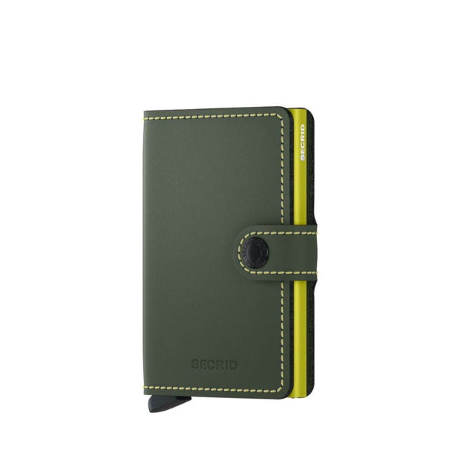 Miniwallet_Matte Green & Lime