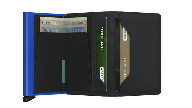 Slimwallet Matte Black & Blue