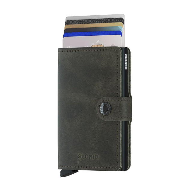 Miniwallet_Vintage Olive Black
