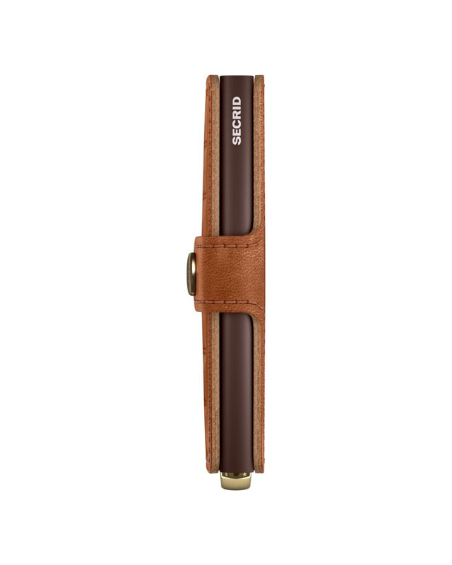 Slimwallet Emboss Lines Cognac+