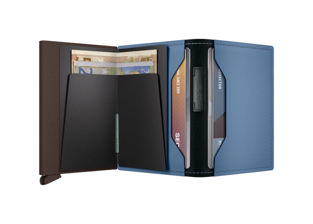 Bandwallet Matte Steel Blue-Brown
